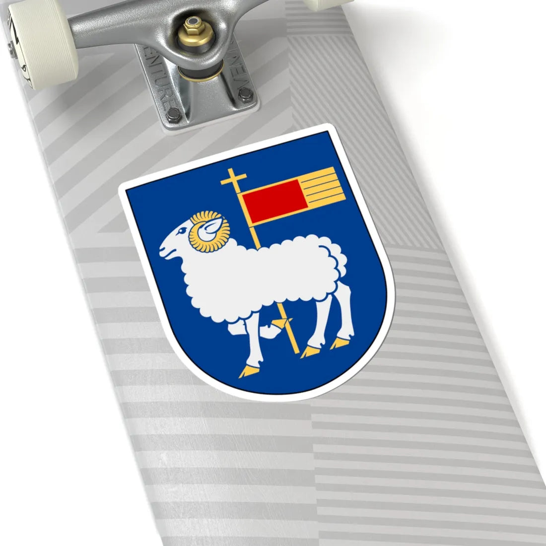 Gotland vapen (Sweden) (Coat of Arms) STICKER Vinyl Kiss-Cut Decal - The Sticker Space