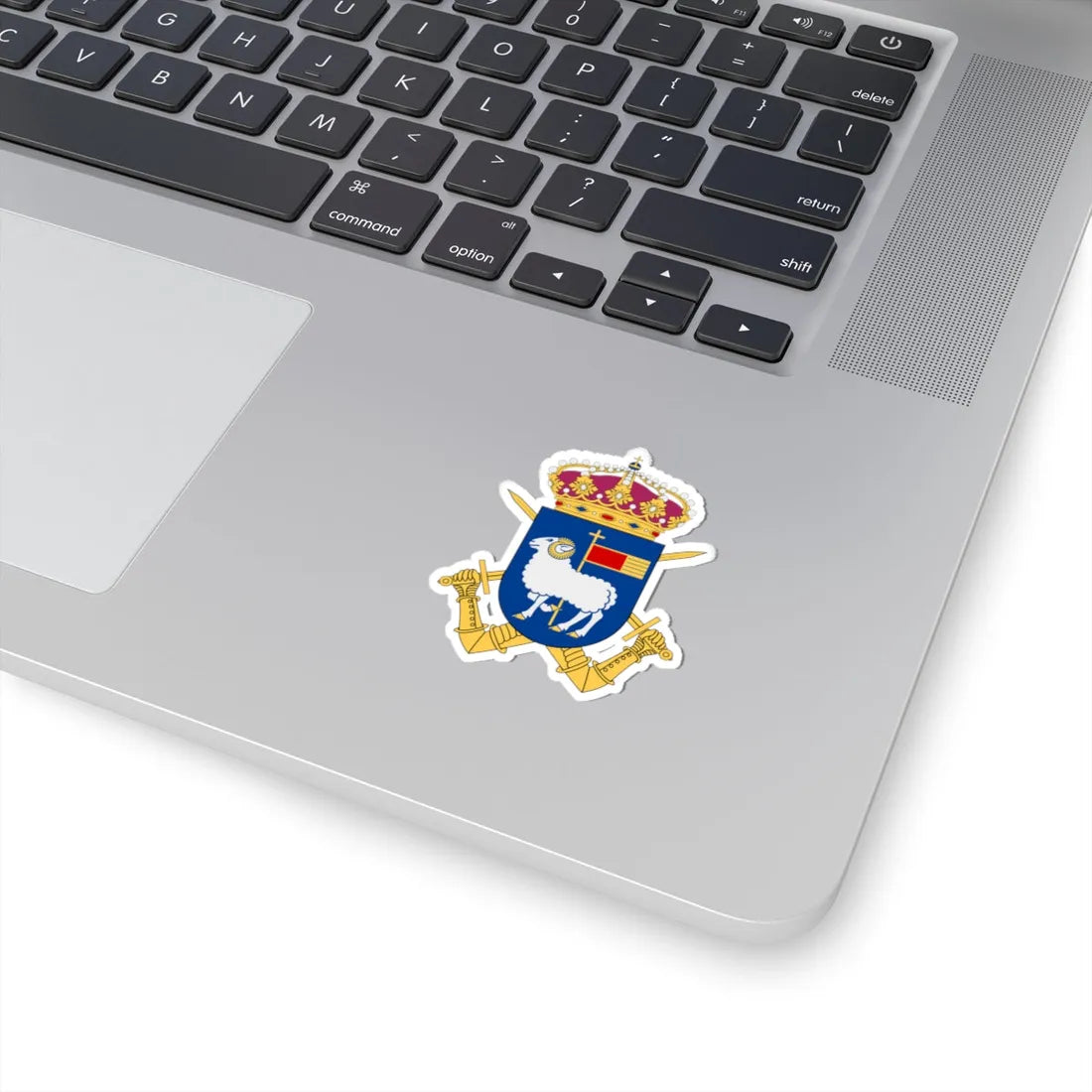 Gotlands regemente vapen (Sweden) (Coat of Arms) STICKER Vinyl Kiss-Cut Decal - The Sticker Space