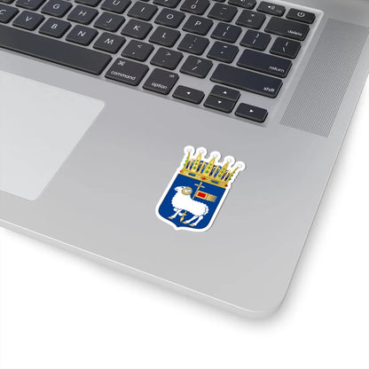 Gotlands vapen crowned (Sweden) (Coat of Arms) STICKER Vinyl Kiss-Cut Decal - The Sticker Space