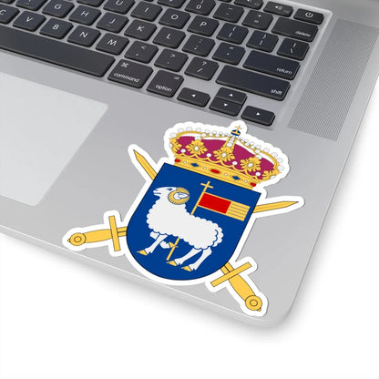 Gotlandsgruppen vapen (Sweden) (Coat of Arms) STICKER Vinyl Kiss-Cut Decal - The Sticker Space