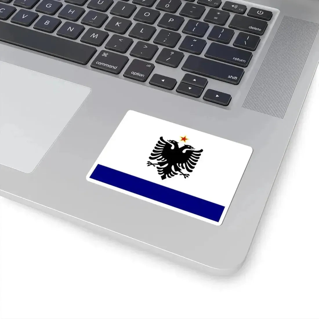 Government Ensign of Albania 1958-1992 (Albania) STICKER Vinyl Kiss-Cut Decal - The Sticker Space