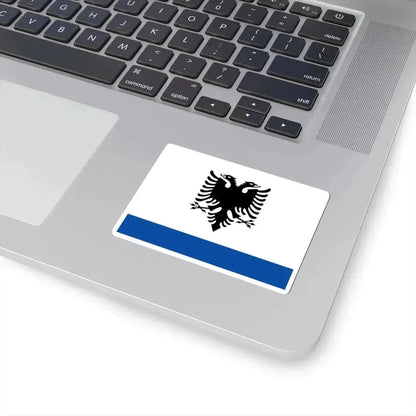 Government Ensign of Albania (Albania) STICKER Vinyl Kiss-Cut Decal - The Sticker Space