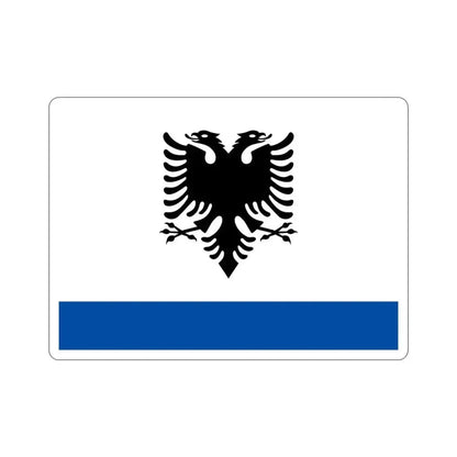 Government Ensign of Albania STICKER Vinyl Die-Cut Decal 3 Inch - The Sticker Space