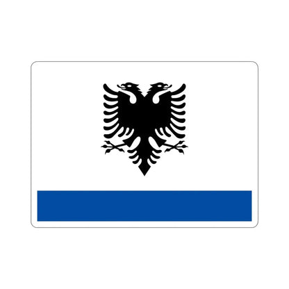 Government Ensign of Albania STICKER Vinyl Die-Cut Decal 3 Inch - The Sticker Space