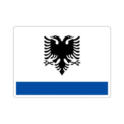 Government Ensign of Albania STICKER Vinyl Die-Cut Decal 4 Inch - The Sticker Space
