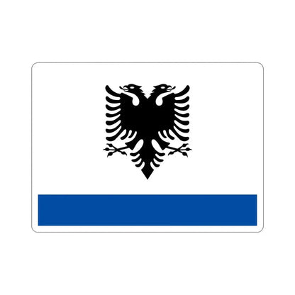 Government Ensign of Albania STICKER Vinyl Die-Cut Decal 4 Inch - The Sticker Space