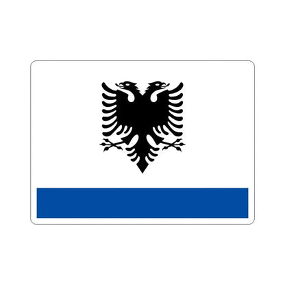 Government Ensign of Albania STICKER Vinyl Die-Cut Decal 5 Inch - The Sticker Space