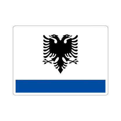 Government Ensign of Albania STICKER Vinyl Die-Cut Decal 5 Inch - The Sticker Space