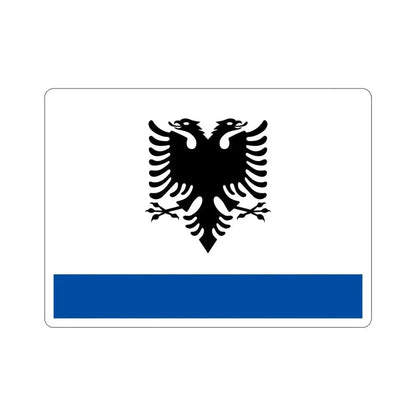Government Ensign of Albania STICKER Vinyl Die-Cut Decal 6 Inch - The Sticker Space