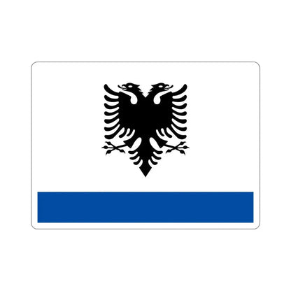 Government Ensign of Albania STICKER Vinyl Die-Cut Decal 6 Inch - The Sticker Space