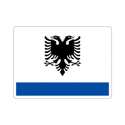 Government Ensign of Albania STICKER Vinyl Die-Cut Decal - The Sticker Space