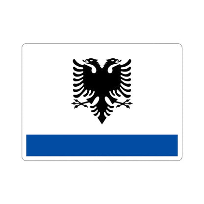 Government Ensign of Albania STICKER Vinyl Die-Cut Decal - The Sticker Space