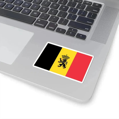 Government Ensign of Belgium (Belgium) STICKER Vinyl Kiss-Cut Decal - The Sticker Space