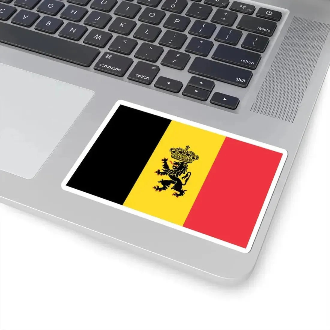 Government Ensign of Belgium (Belgium) STICKER Vinyl Kiss-Cut Decal - The Sticker Space