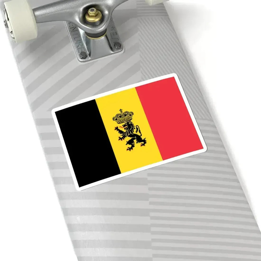 Government Ensign of Belgium (Belgium) STICKER Vinyl Kiss-Cut Decal - The Sticker Space