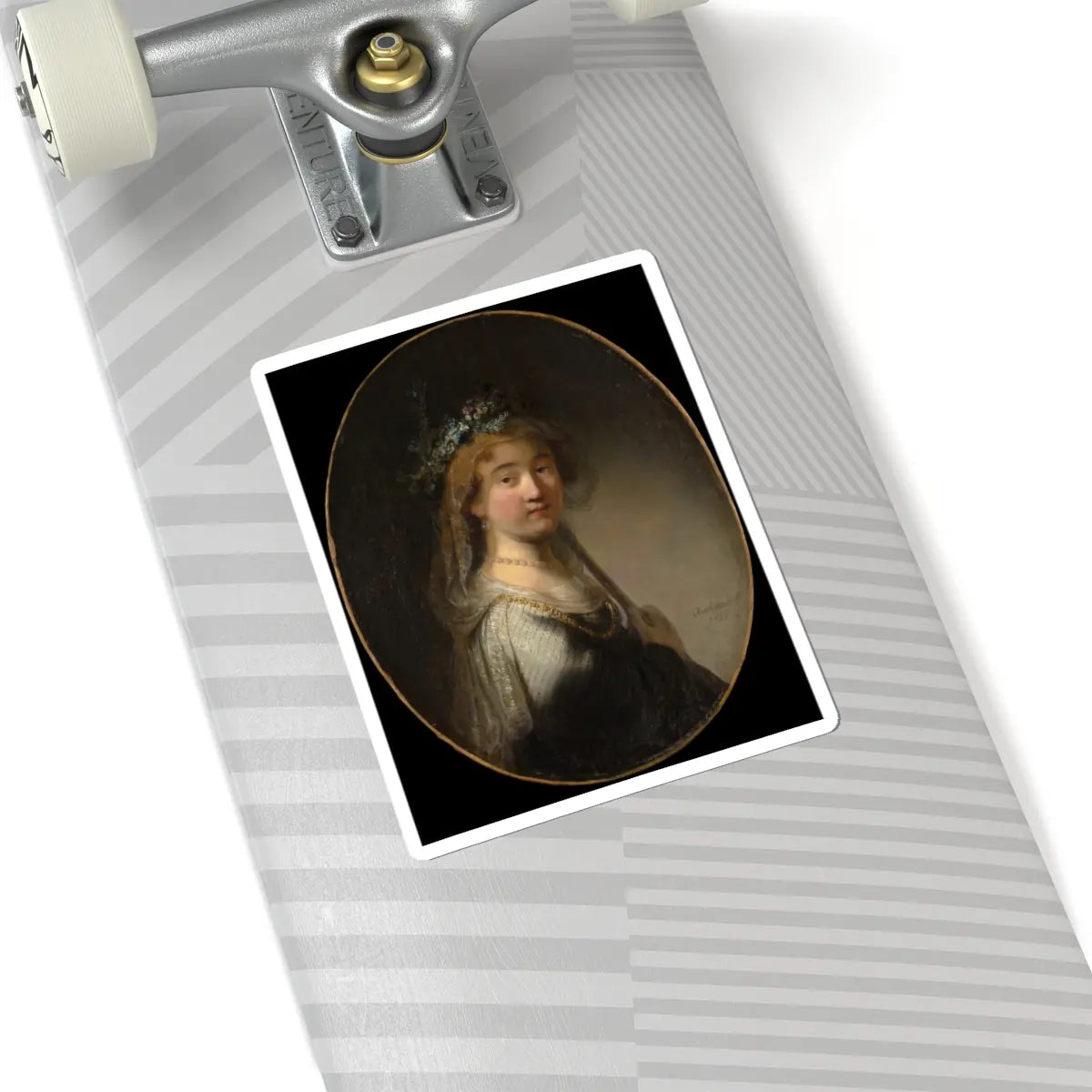 SKU:TSS-STICK-GVRFLN-6X6-1N1C2 Sizes:6" × 6" Types:White