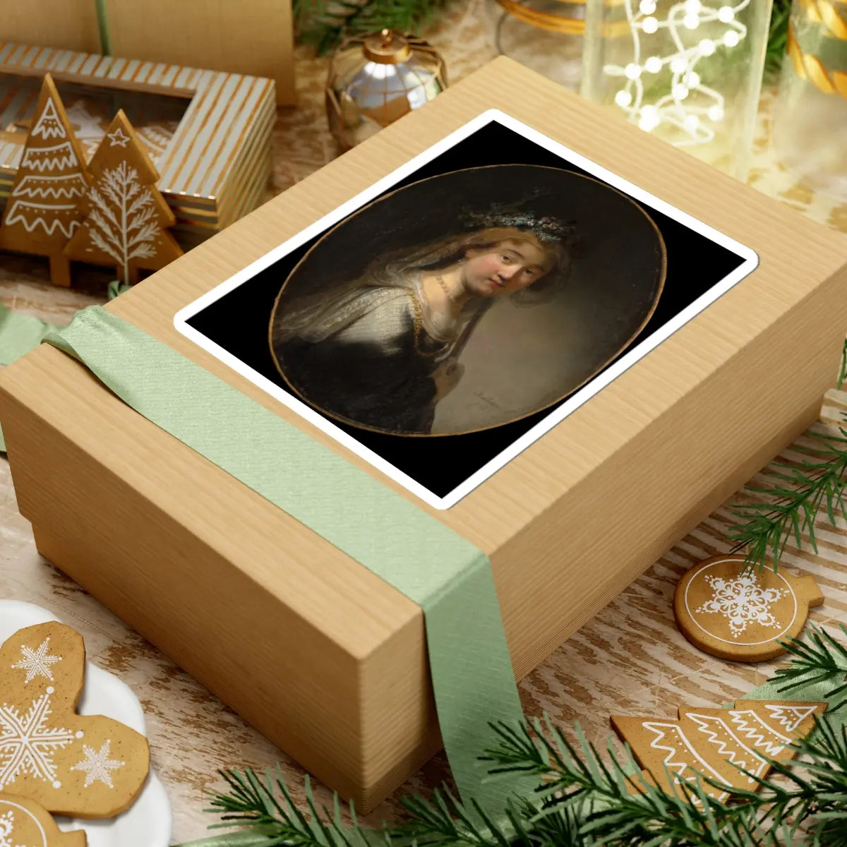 SKU:TSS-STICK-GVRFLN-6X6-1N1C2 Sizes:6" × 6" Types:White