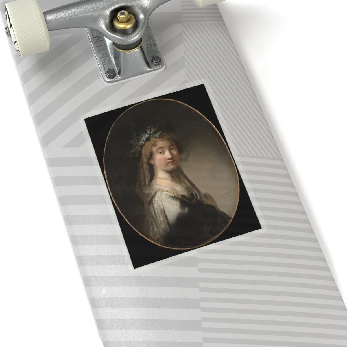 SKU:TSS-STICK-GVRFLN-6X6 Sizes:6" × 6" Types:Transparent