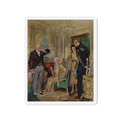 Gowns by Roberta (Pt. 1), Ladies' Home Journal, May 1933 (Magazine Illustration) Refrigerator Magnet - The Sticker Space