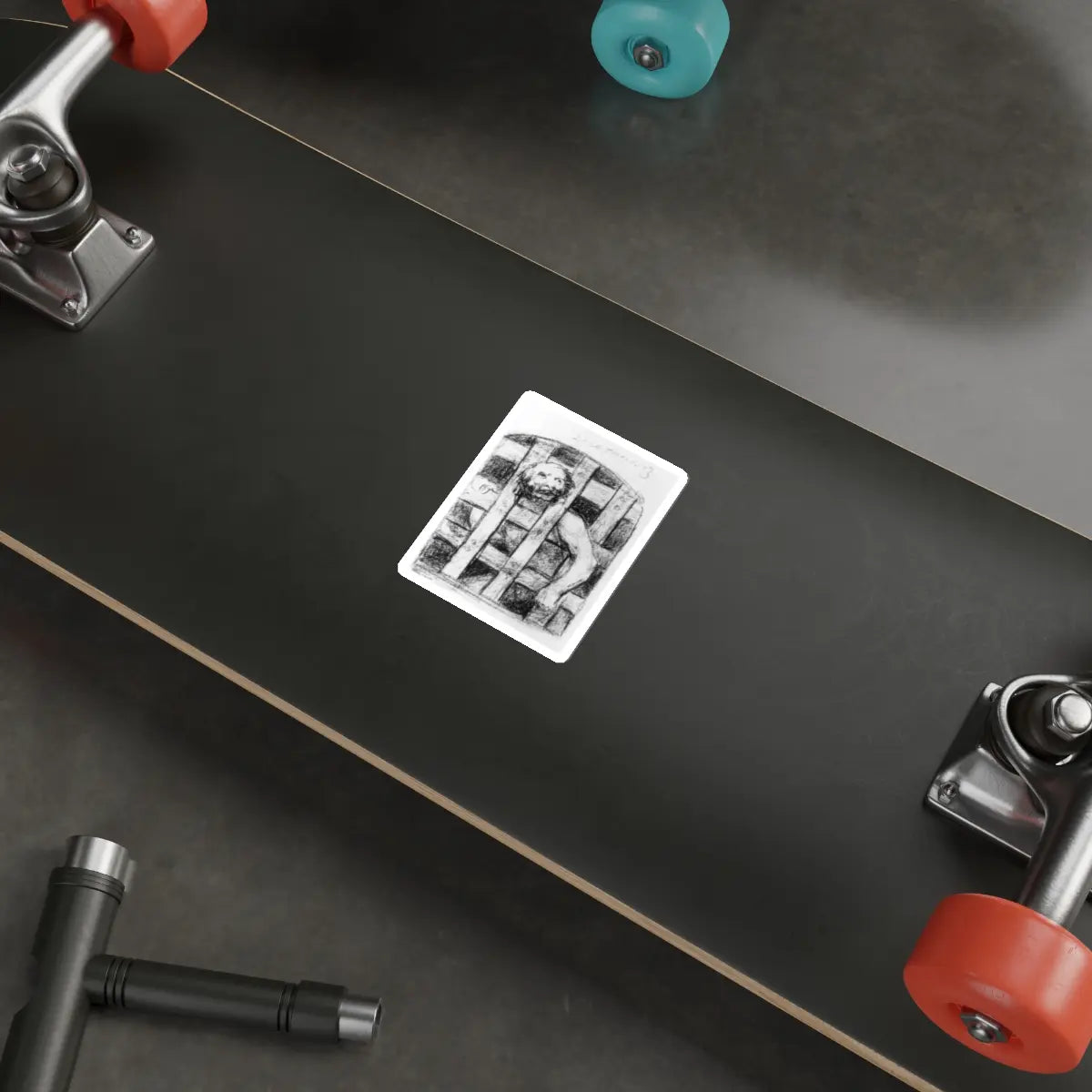 SKU:25200543738150541400 Sticker types:White Shape:Die-Cut Sizes:3" × 3"