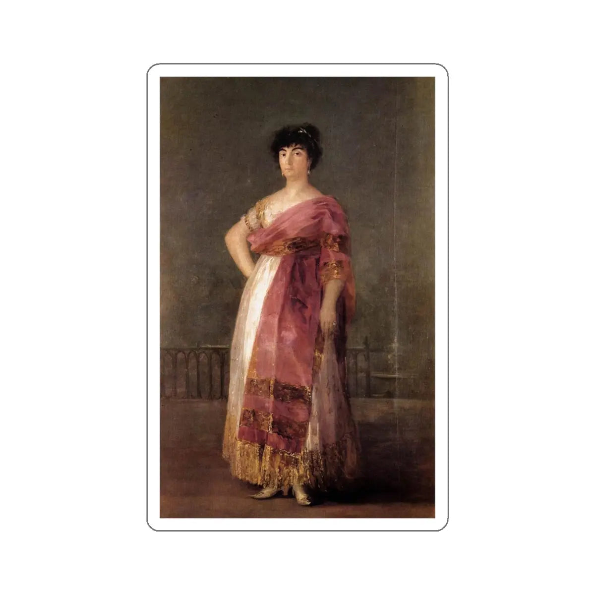 SKU:22772300924267328184 Sticker types:White Shape:Die-Cut Sizes:6" × 6"