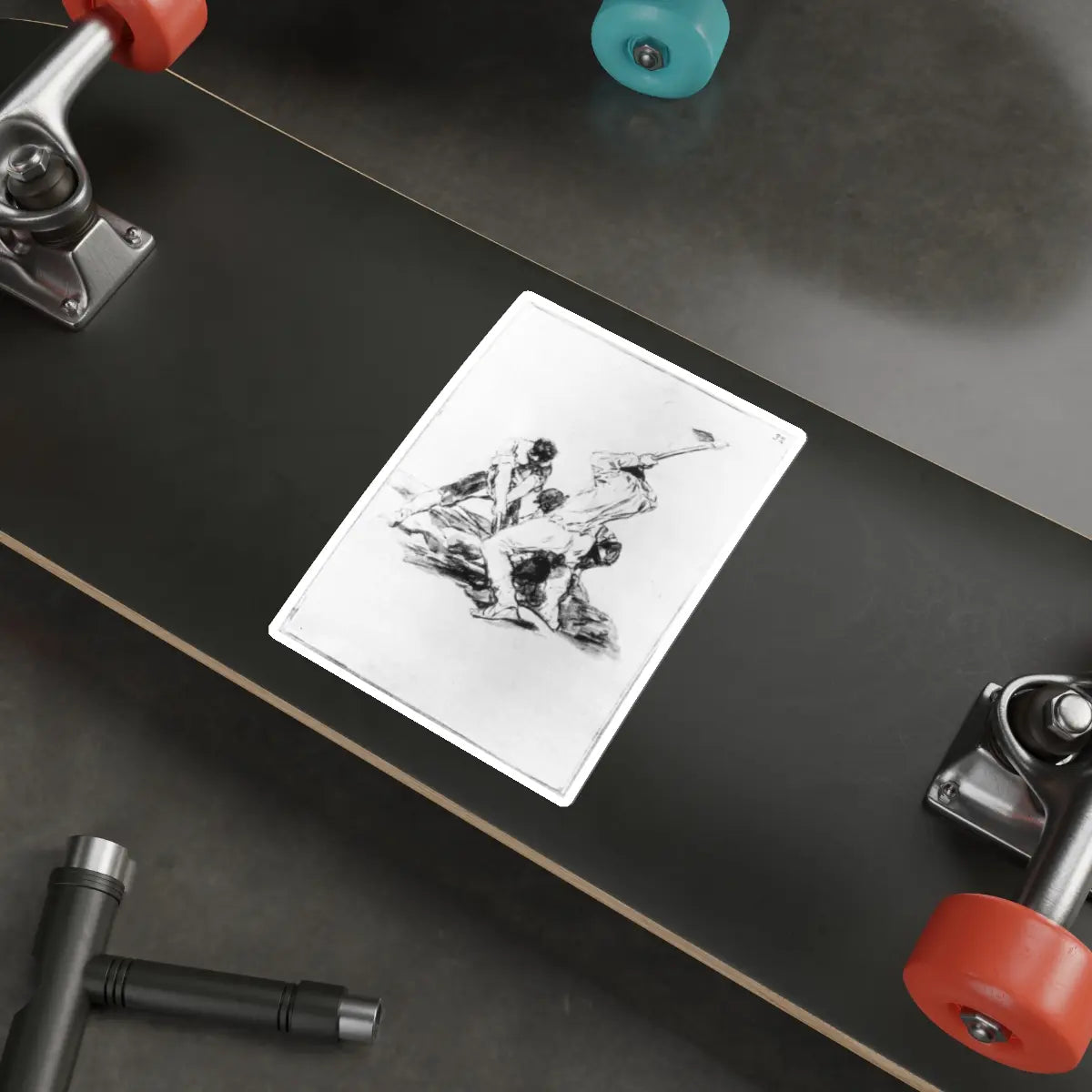 SKU:16944179016160657996 Sticker types:White Shape:Die-Cut Sizes:6" × 6"