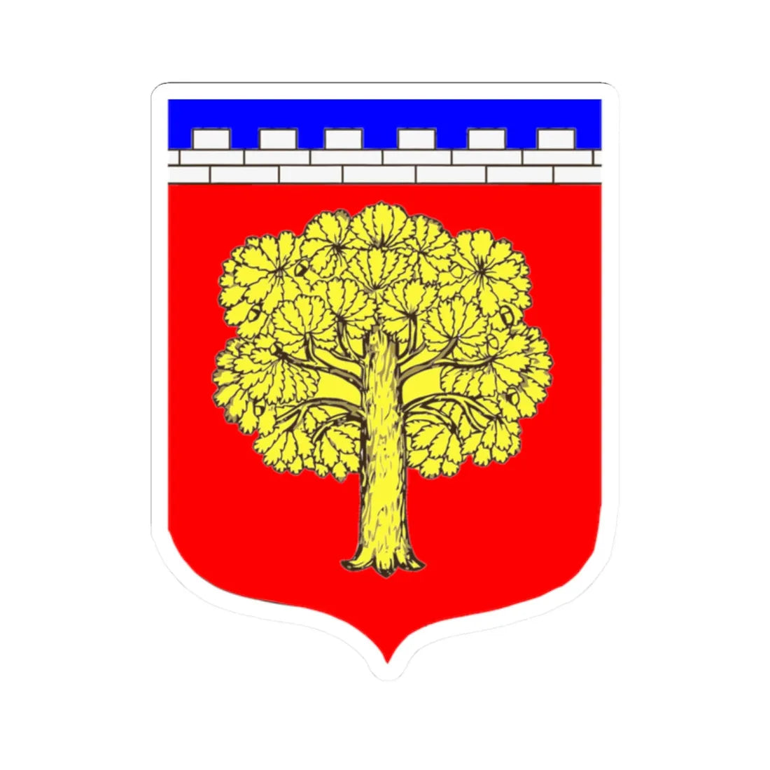 Gp dubrovka (Russia) (Coat of Arms) STICKER Vinyl Kiss-Cut Decal - The Sticker Space