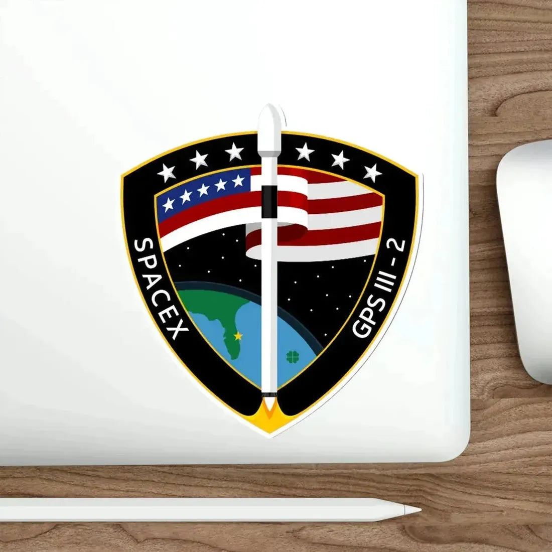 GPSIII-SV01 (SpaceX) STICKER Vinyl Die-Cut Decal - The Sticker Space