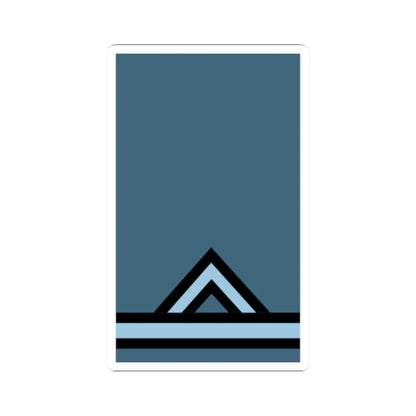 GR Air Force Ανθυπασπιστής (Cyprus) (Military Rank) STICKER Vinyl Kiss-Cut Decal 2 Inch White - The Sticker Space
