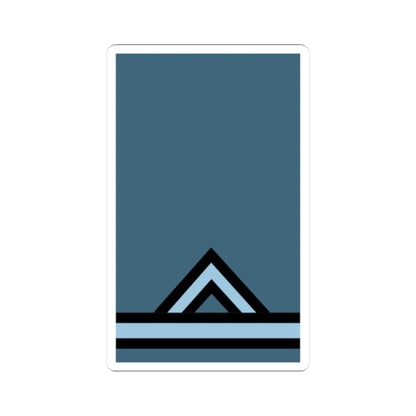 GR Air Force Ανθυπασπιστής (Cyprus) (Military Rank) STICKER Vinyl Kiss-Cut Decal 3 Inch White - The Sticker Space