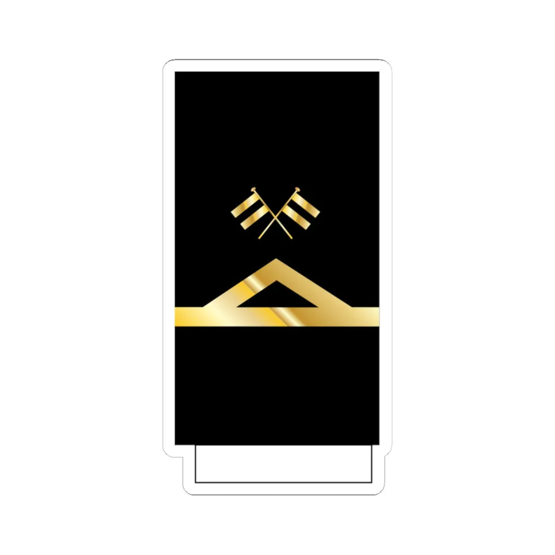 GR Navy Ανθυπασπιστής sleeve (Cyprus) (Military Rank) STICKER Vinyl Kiss-Cut Decal - The Sticker Space