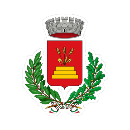 Gradara-Stemma (Italy) (Coat of Arms) STICKER Vinyl Kiss-Cut Decal 3 Inch White - The Sticker Space
