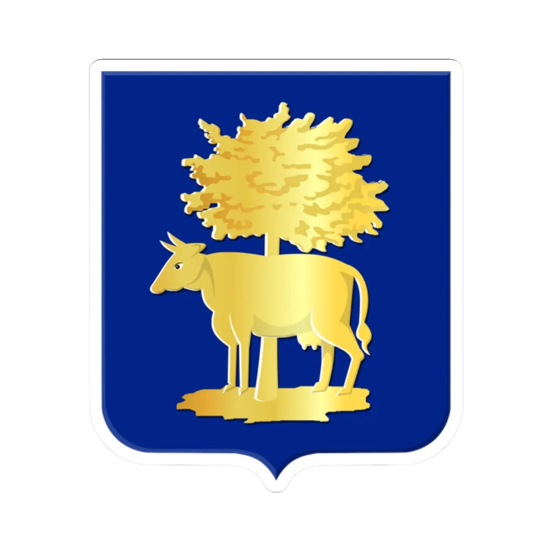 Graft wapen (Netherlands) (Coat of Arms) STICKER Vinyl Kiss-Cut Decal 2 Inch White - The Sticker Space