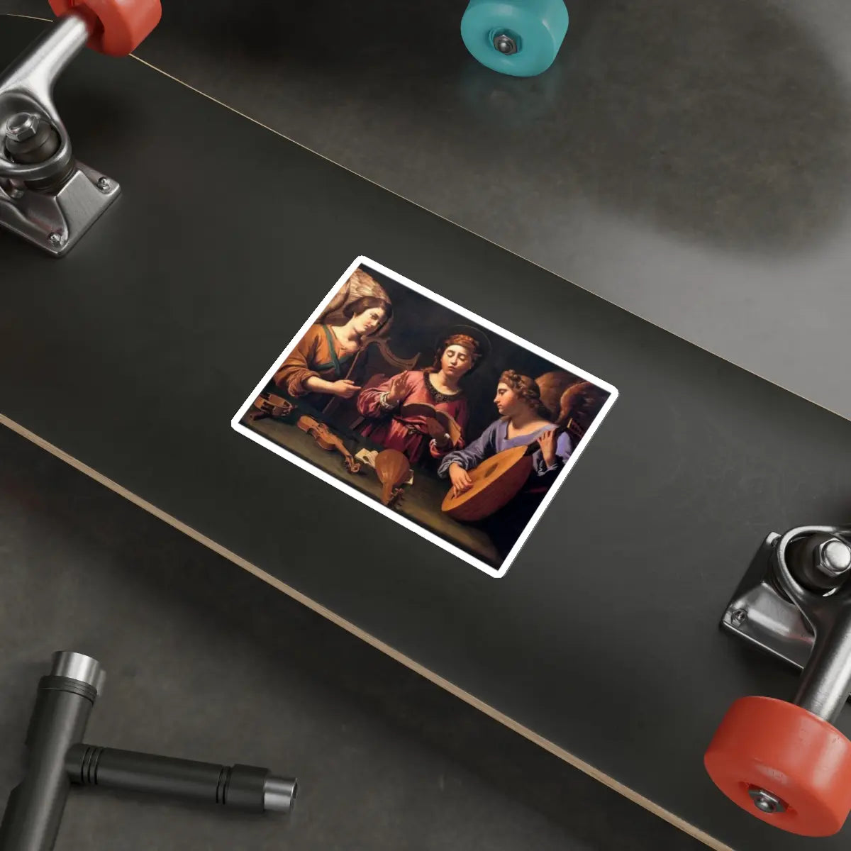 SKU:16827747388478589231 Sticker types:White Shape:Die-Cut Sizes:5" × 5"