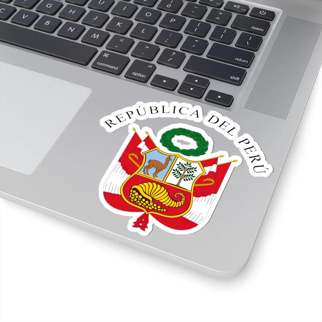 Gran Sello de la República del Perú variante (Peru) (Coat of Arms) STICKER Vinyl Kiss-Cut Decal - The Sticker Space