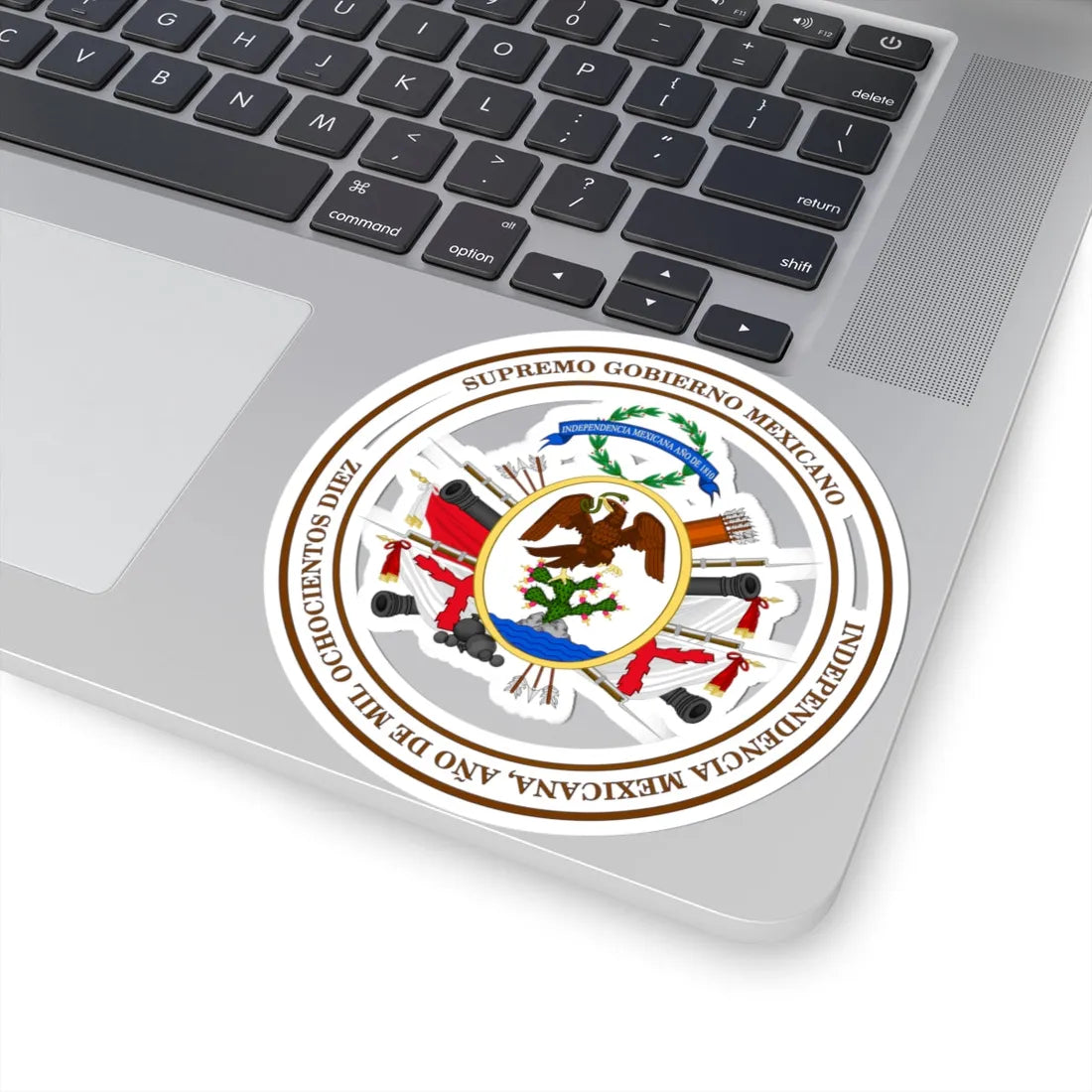 Gran Sello del Supremo Gobierno Mexicano (Mexico) (Coat of Arms) STICKER Vinyl Kiss-Cut Decal - The Sticker Space