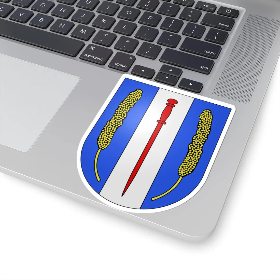 Grancia-coat of arms (Switzerland) (Coat of Arms) STICKER Vinyl Kiss-Cut Decal - The Sticker Space