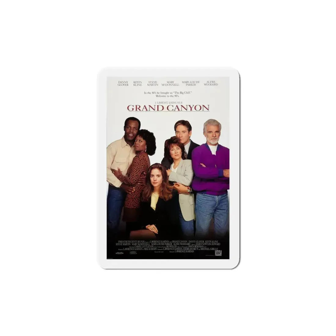 Grand Canyon 1991 Movie Poster Refrigerator Magnet - The Sticker Space