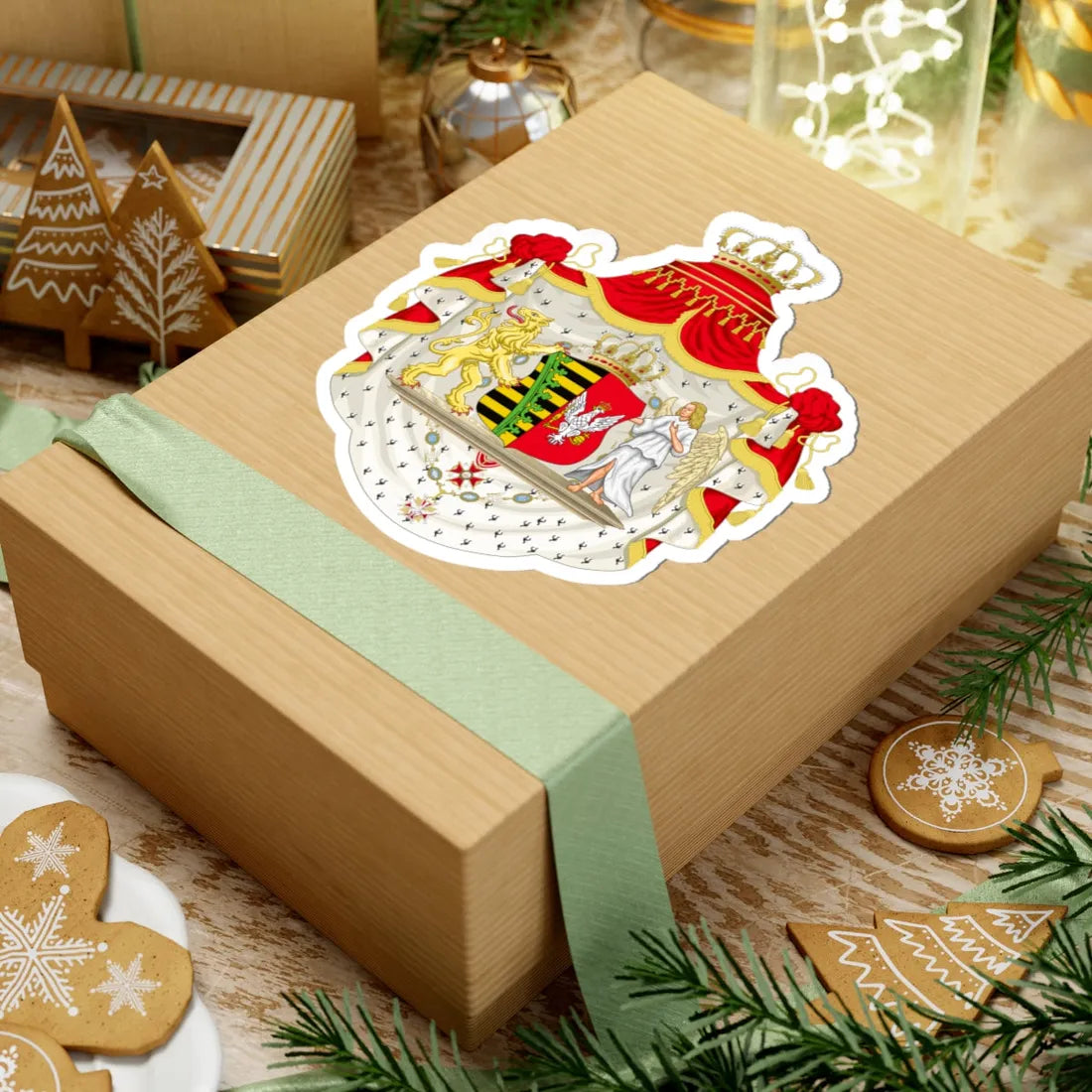 Grand Coat of Arms of Duchy of Warsaw (Poland) (Coat of Arms) STICKER Vinyl Kiss-Cut Decal - The Sticker Space