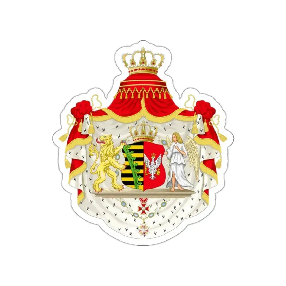 Grand Coat of Arms of Duchy of Warsaw STICKER Vinyl Die-Cut Decal 2 Inch - The Sticker Space