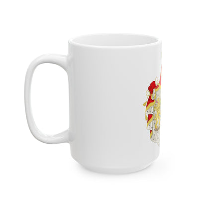 Grand Coat of Arms of Duchy of Warsaw - White Coffee Mug-The Sticker Space