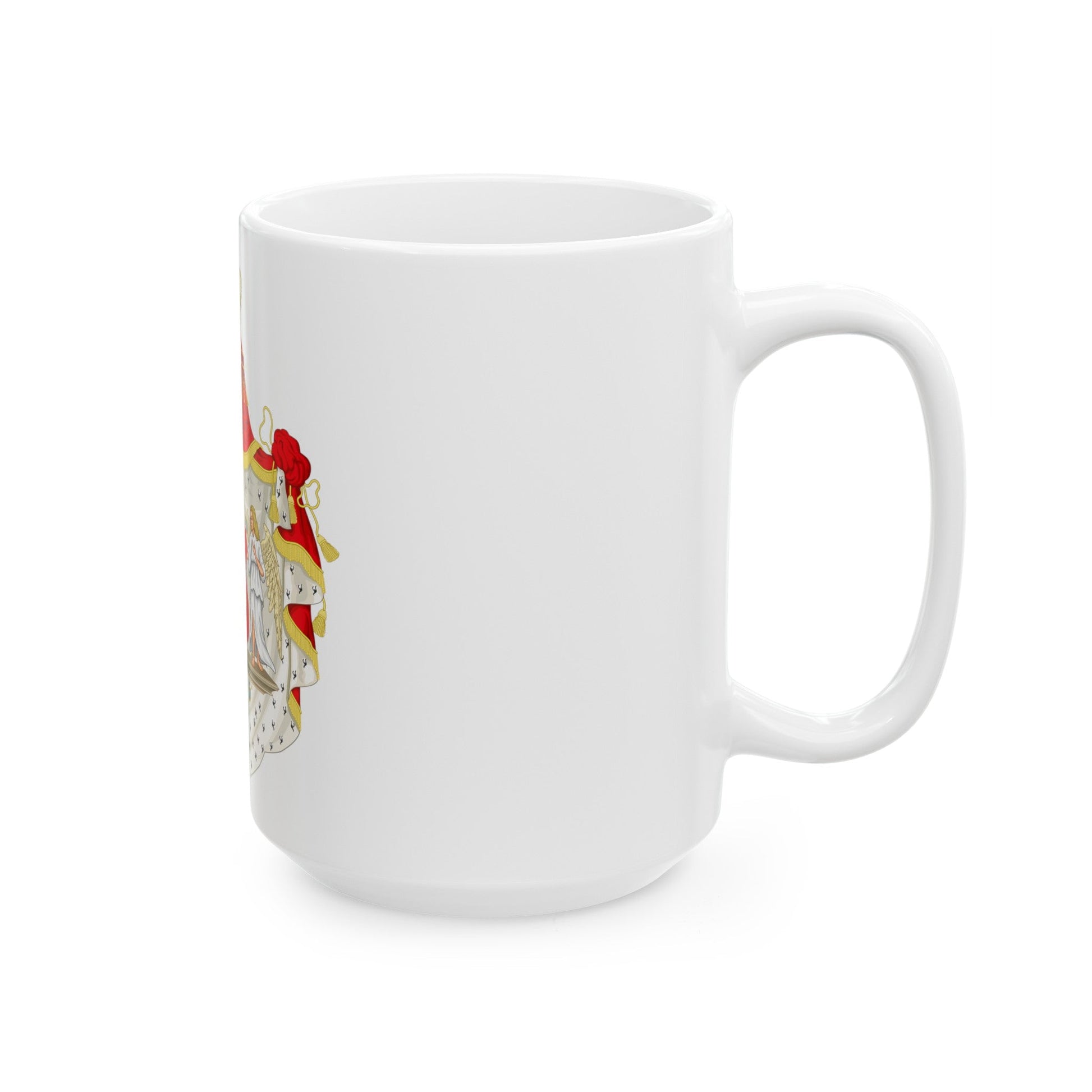 Grand Coat of Arms of Duchy of Warsaw - White Coffee Mug-The Sticker Space