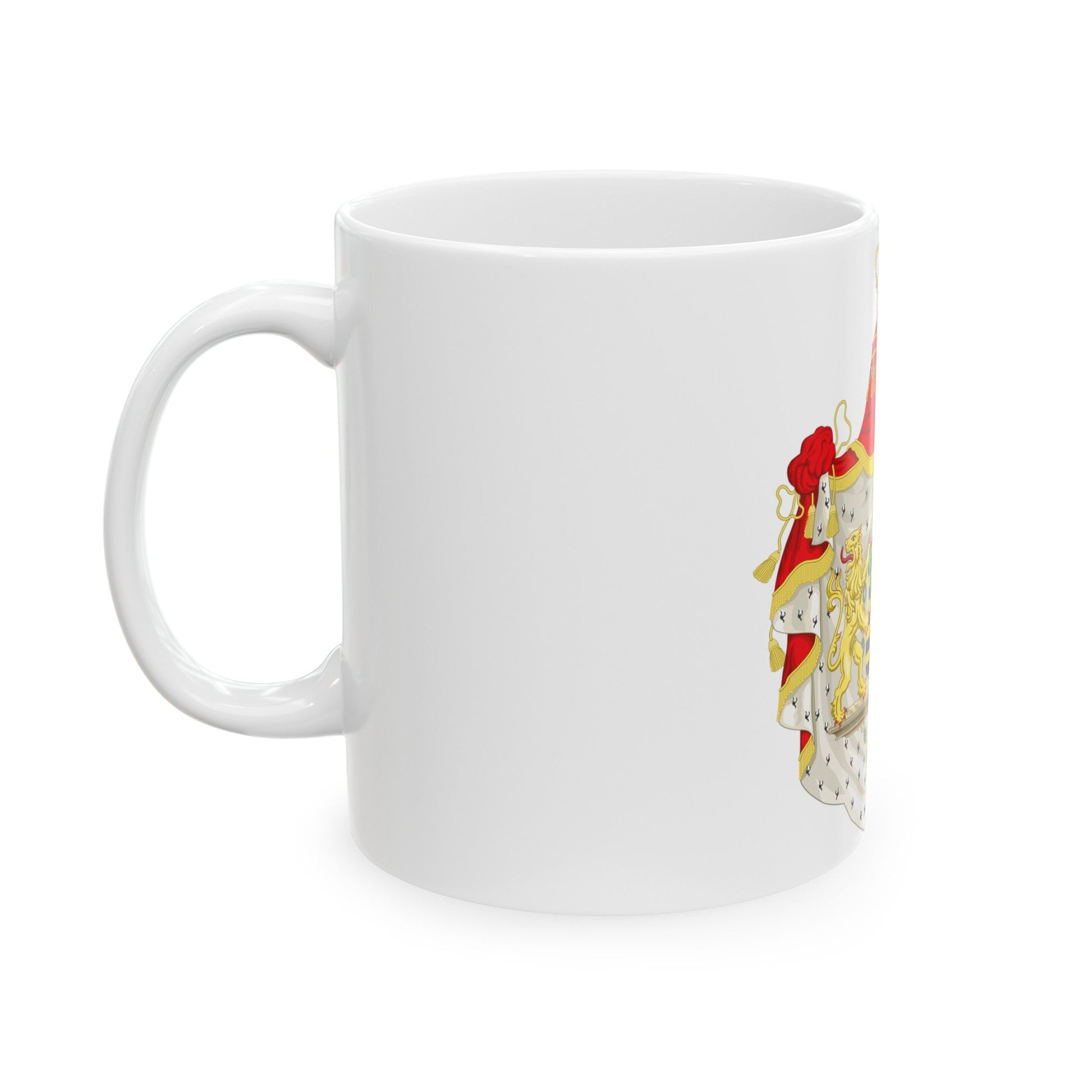 Grand Coat of Arms of Duchy of Warsaw - White Coffee Mug-The Sticker Space