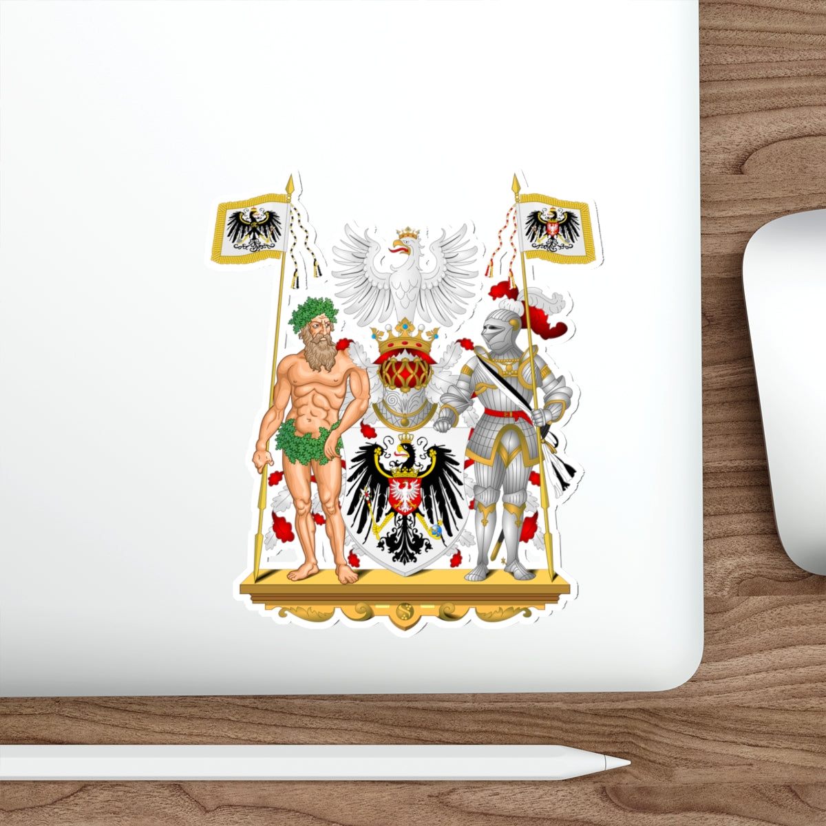 Grand Coat of Arms of Grand Duchy of Poznań STICKER Vinyl Die-Cut Decal-The Sticker Space