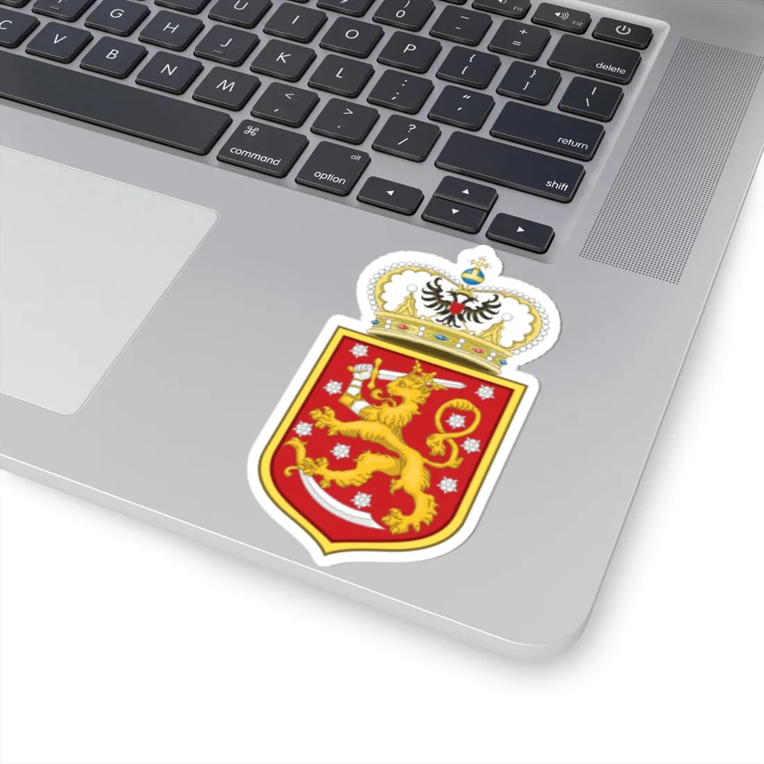 Grand Duchy of Finland small COA (Russia) (Coat of Arms) STICKER Vinyl Kiss-Cut Decal - The Sticker Space