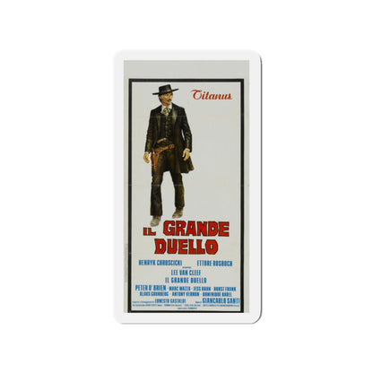 GRAND DUEL 1972 Movie Poster - Die-Cut Magnet-2" x 2"-The Sticker Space