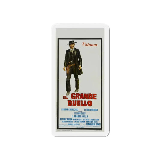 GRAND DUEL 1972 Movie Poster - Refrigerator Magnet 6 Inch - The Sticker Space
