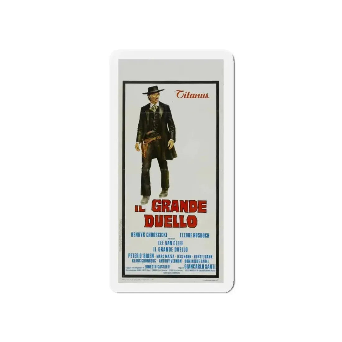 GRAND DUEL 1972 Movie Poster - Refrigerator Magnet - The Sticker Space