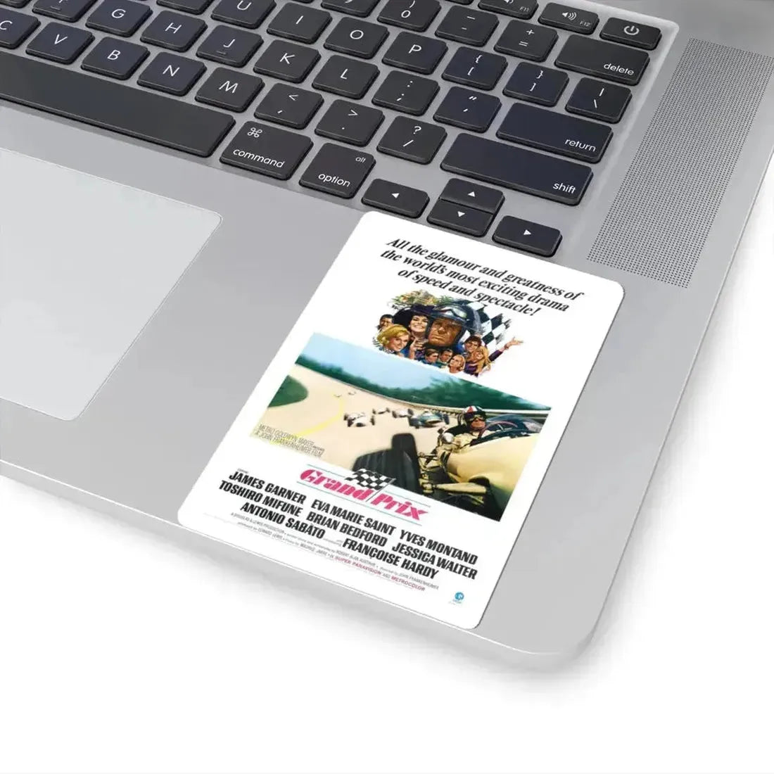 Grand Prix 1966 Movie Poster - STICKER Vinyl Kiss-Cut Decal - The Sticker Space