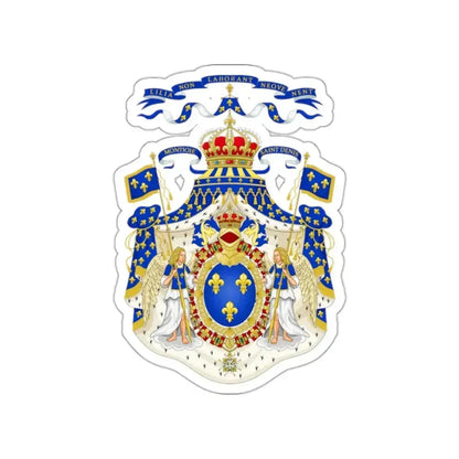 Grand Royal Coat of Arms of France STICKER Vinyl Die-Cut Decal 2 Inch - The Sticker Space